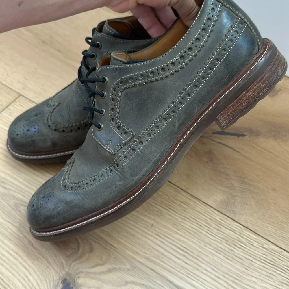 Sperry Top Sider Mens 11.5 M Oxford Wingtip Lace Up Leather